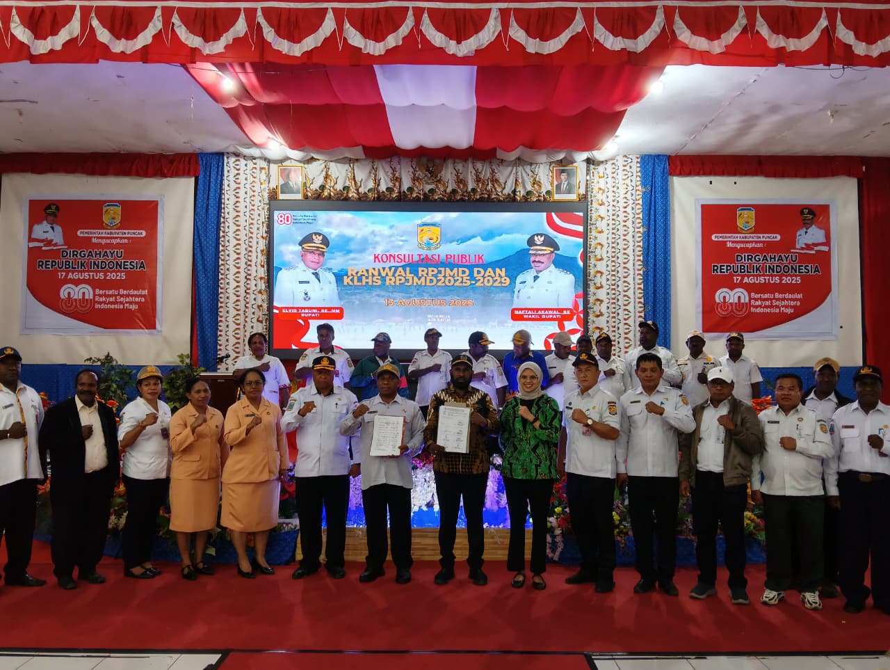 Bappeda Puncak Lakukan Konsultasi Publik Penyusunan Kajian KLHS RPJMD Tahun 2025-2029